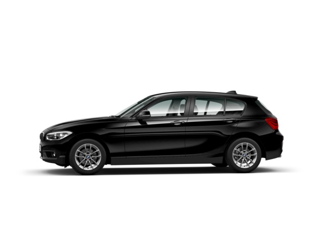 BMW Serie 1 116d color Negro. Año 2019. 85KW(116CV). Diésel. En concesionario Hispamovil Elche de Alicante