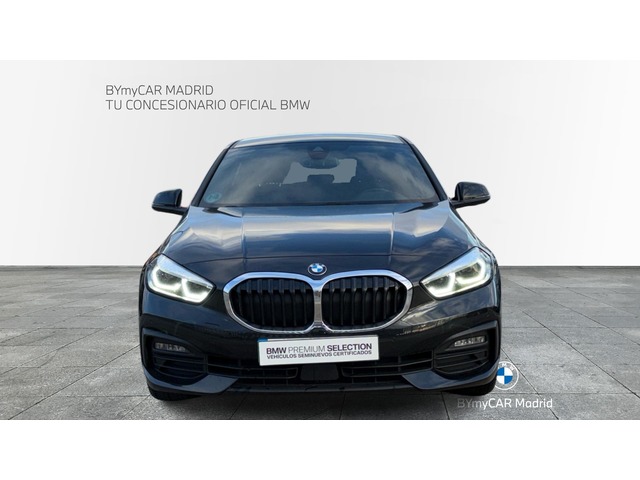 BMW Serie 1 118d color Negro. Año 2022. 110KW(150CV). Diésel. En concesionario BYmyCAR Madrid - Algete de Madrid