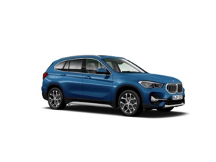 BMW X1 sDrive18d color Azul. Año 2021. 110KW(150CV). Diésel. En concesionario Vehinter Getafe de Madrid