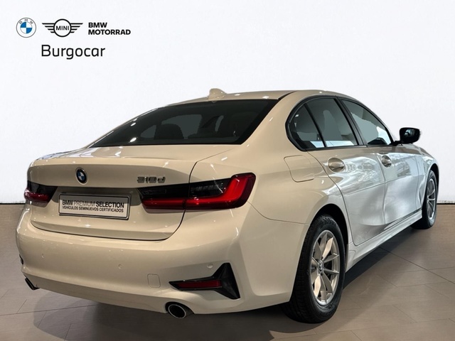 BMW Serie 3 318d color Blanco. Año 2020. 110KW(150CV). Diésel. En concesionario Motor Gorbea de Álava