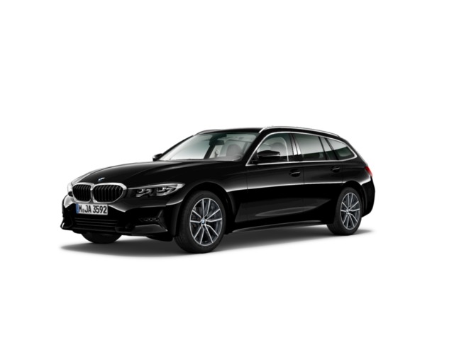 BMW Serie 3 318d Touring color Negro. Año 2020. 110KW(150CV). Diésel. En concesionario Ceres Motor S.L. de Cáceres