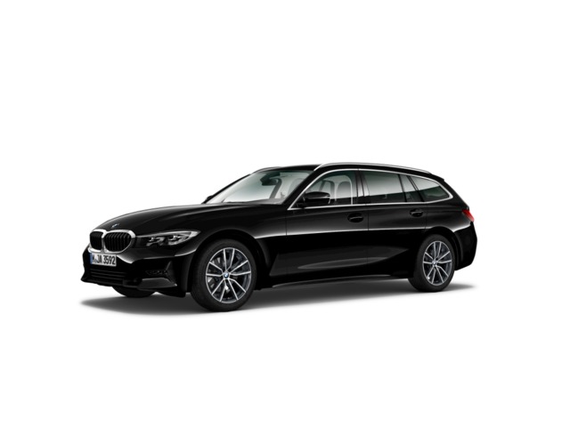 BMW Serie 3 318d Touring color Negro. Año 2020. 110KW(150CV). Diésel. En concesionario Ceres Motor S.L. de Cáceres