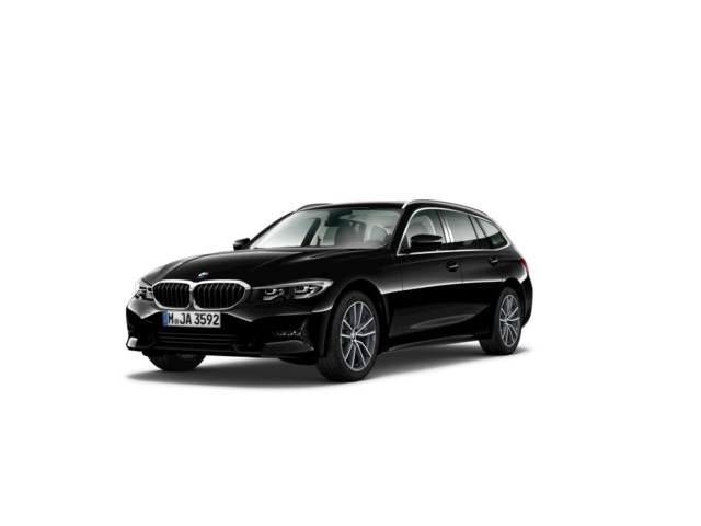 BMW Serie 3 318d Touring color Negro. Año 2020. 110KW(150CV). Diésel. En concesionario Ceres Motor S.L. de Cáceres