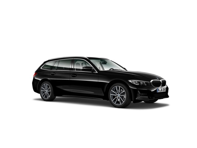 BMW Serie 3 318d Touring color Negro. Año 2020. 110KW(150CV). Diésel. En concesionario Ceres Motor S.L. de Cáceres