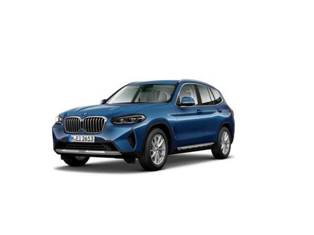 BMW X3 xDrive20d color Azul. Año 2022. 140KW(190CV). Diésel. En concesionario Vehinter Getafe de Madrid