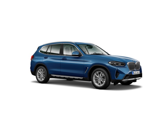 BMW X3 xDrive20d color Azul. Año 2022. 140KW(190CV). Diésel. En concesionario Vehinter Getafe de Madrid