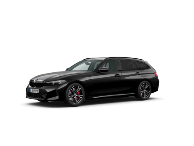 BMW Serie 3 330e Touring color Negro. Año 2025. 215KW(292CV). Híbrido Electro/Gasolina. En concesionario Movilnorte Las Rozas de Madrid