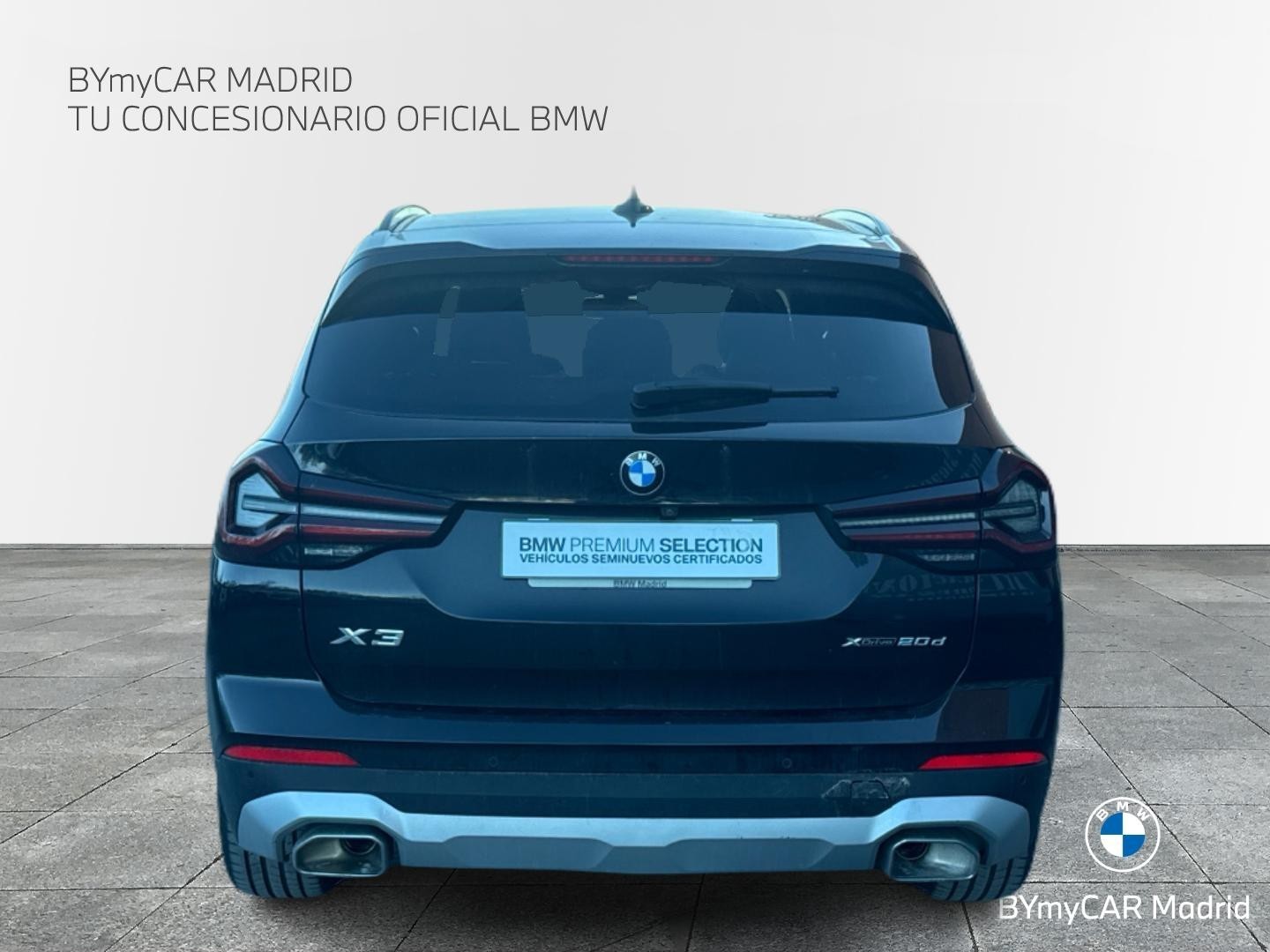 BMW X3 xDrive20d color Negro. Año 2022. 140KW(190CV). Diésel. En concesionario BYmyCAR Madrid - Algete de Madrid