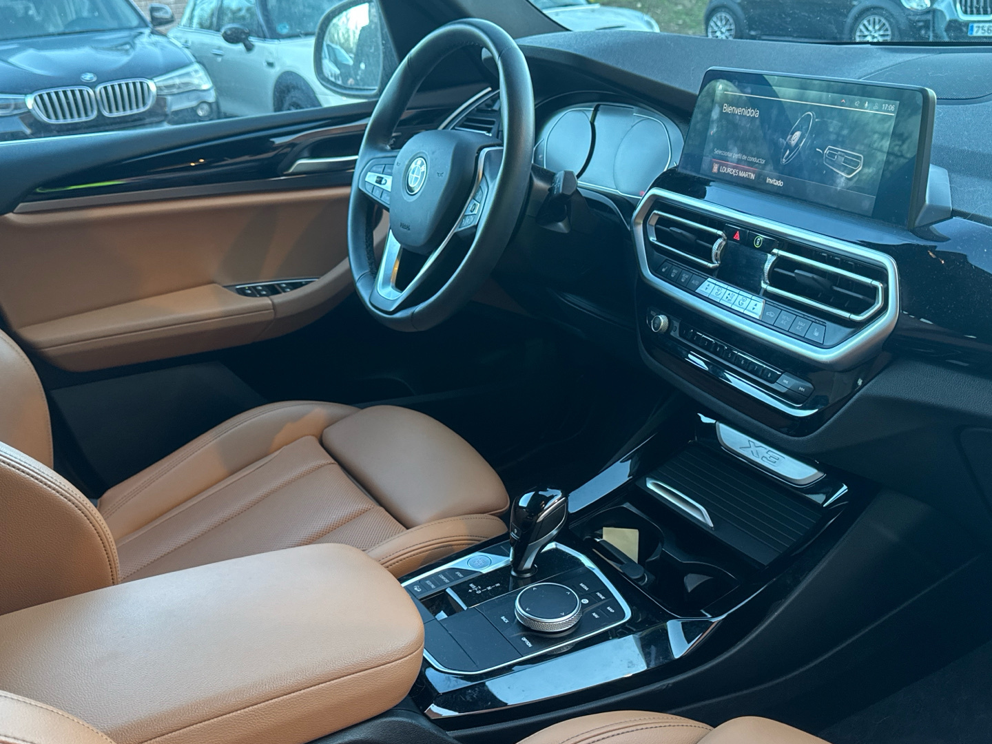 BMW X3 xDrive20d color Negro. Año 2022. 140KW(190CV). Diésel. En concesionario BYmyCAR Madrid - Algete de Madrid