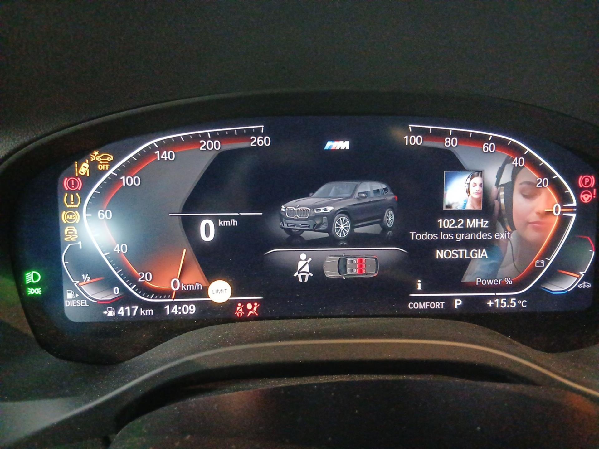 BMW X3 xDrive20d color Negro. Año 2024. 140KW(190CV). Diésel. En concesionario Automotor Premium Velázquez - Málaga de Málaga