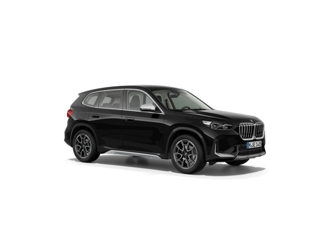 BMW X1 sDrive18d color Negro. Año 2022. 110KW(150CV). Diésel. En concesionario Caetano Cuzco, Alcalá de Madrid