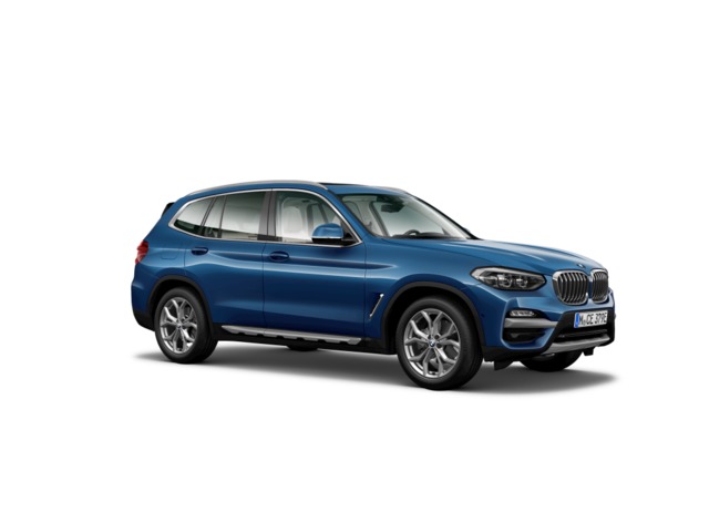 BMW X3 xDrive30e color Azul. Año 2021. 215KW(292CV). Híbrido Electro/Gasolina. En concesionario Caetano Cuzco, Alcalá de Madrid
