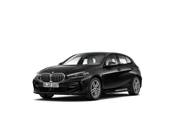 BMW Serie 1 118d color Negro. Año 2022. 110KW(150CV). Diésel. En concesionario Vehinter Alcorcón de Madrid