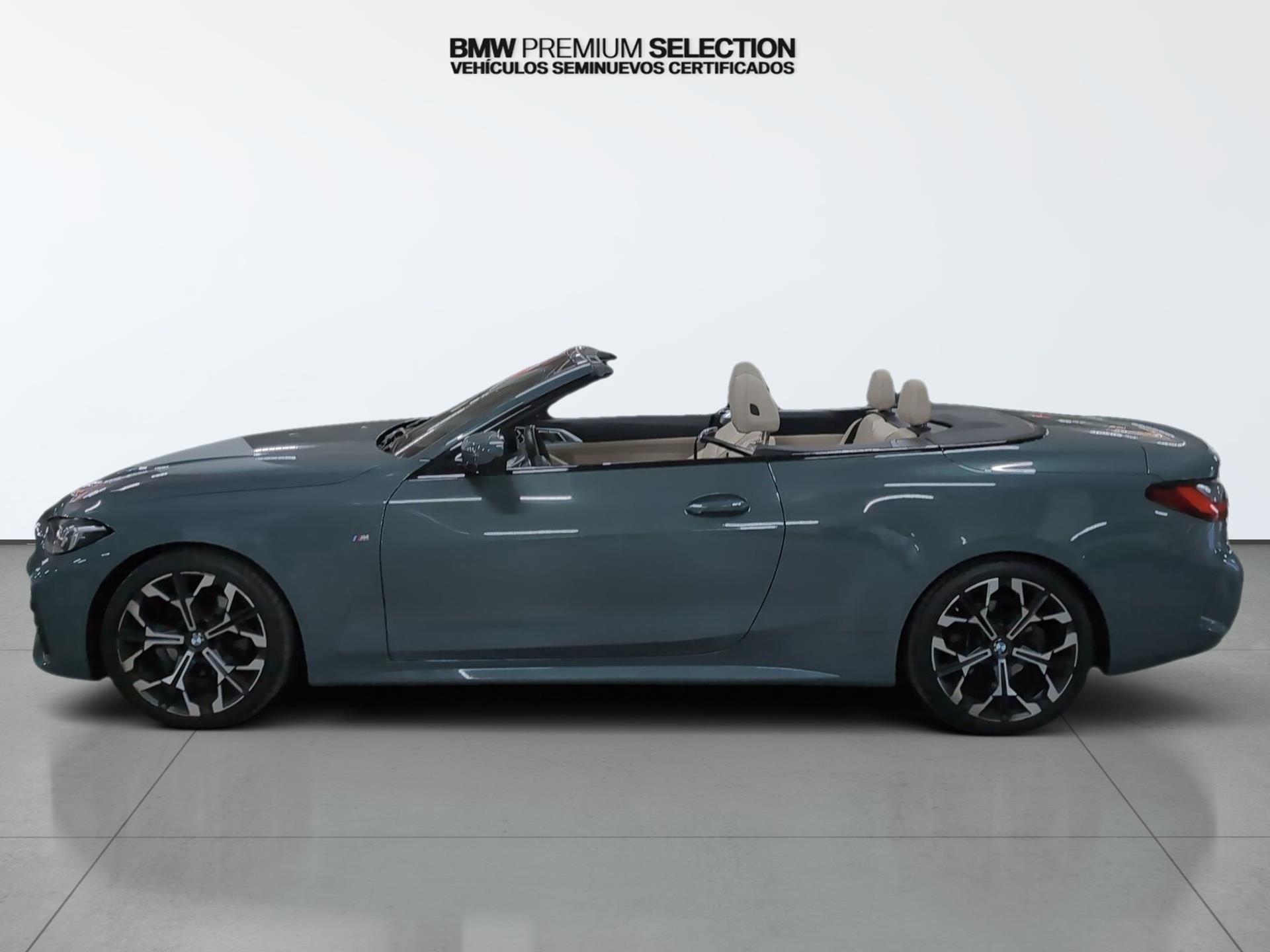 BMW Serie 4 420d Cabrio color Verde. Año 2025. 140KW(190CV). Diésel. En concesionario Automotor Premium Viso - Málaga de Málaga