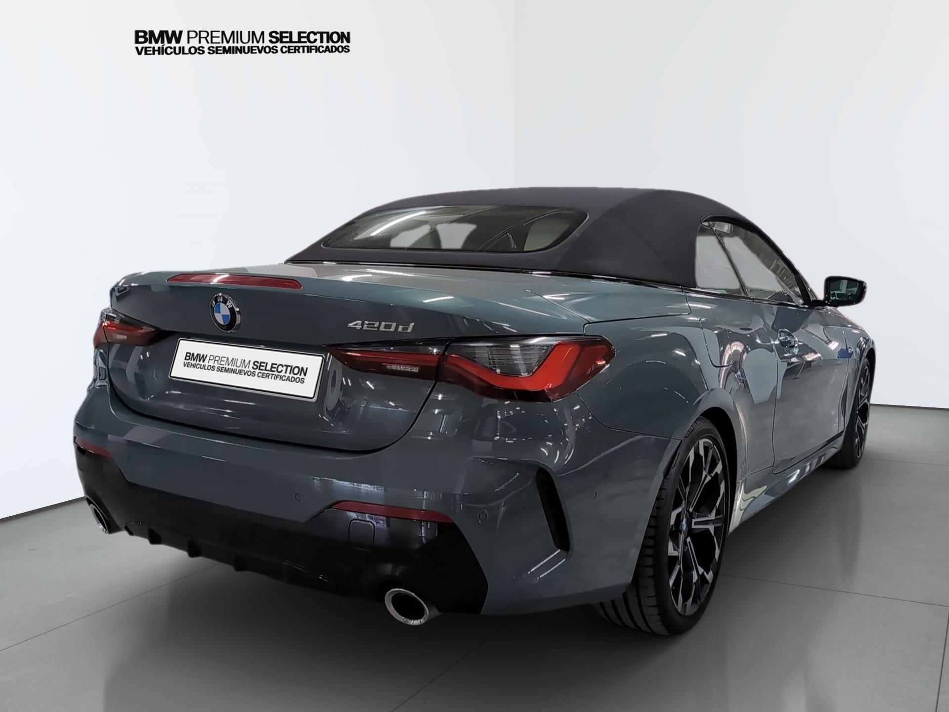 BMW Serie 4 420d Cabrio color Verde. Año 2025. 140KW(190CV). Diésel. En concesionario Automotor Premium Viso - Málaga de Málaga