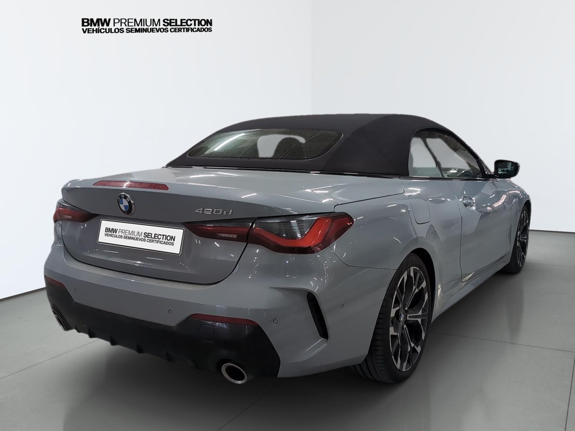 BMW Serie 4 420d Cabrio color Gris. Año 2025. 140KW(190CV). Diésel. En concesionario Automotor Premium Viso - Málaga de Málaga