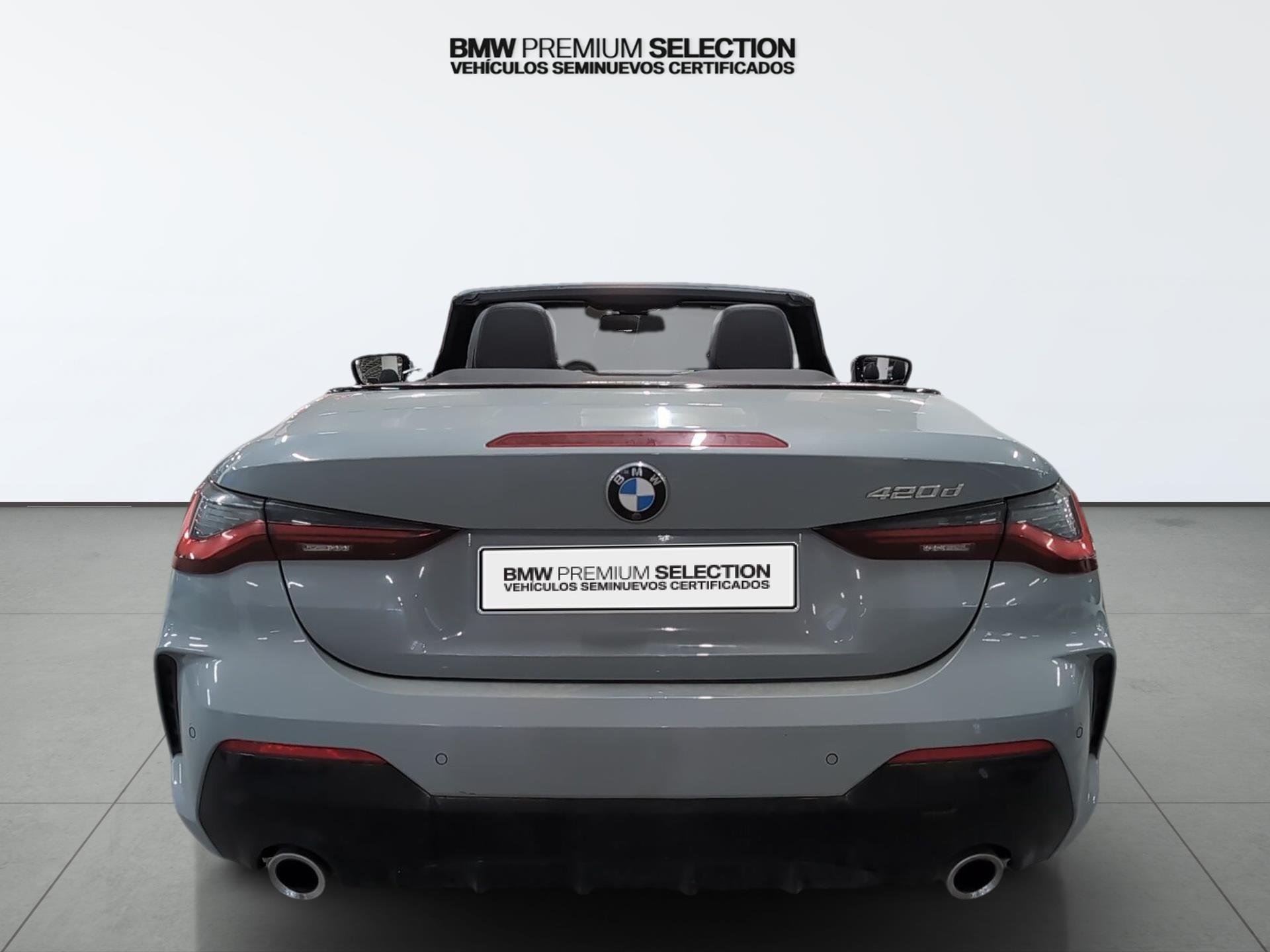 BMW Serie 4 420d Cabrio color Gris. Año 2025. 140KW(190CV). Diésel. En concesionario Automotor Premium Viso - Málaga de Málaga