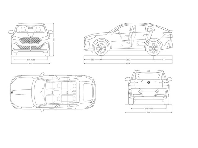 BMW X2 sDrive20d color Gris. Año 2025. 120KW(163CV). Diésel. En concesionario Automoviles Bertolin, S.L. de Valencia